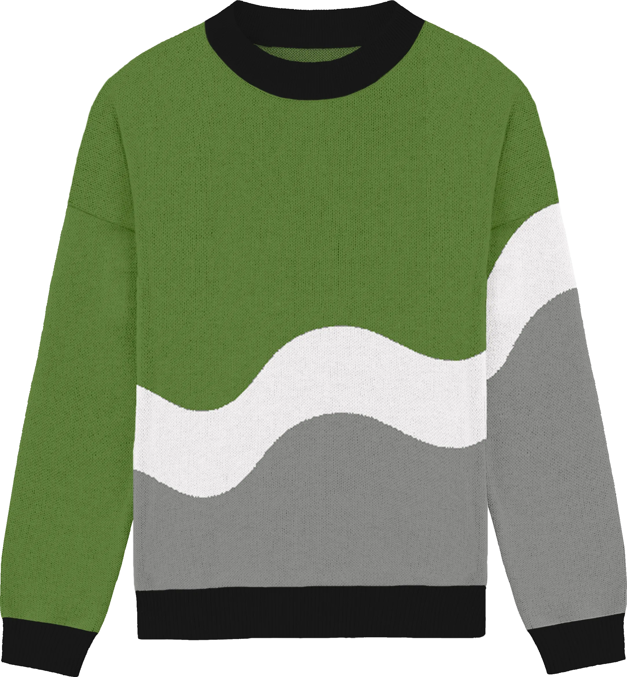 Aromantic / Agender Squiggle Crewneck