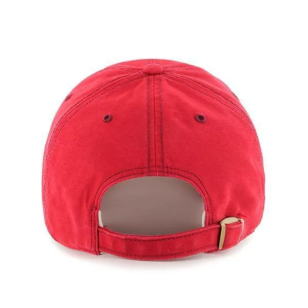 Boston Red Sox 47 Brand Red Woodall Clean Up Adjustable Slouch Hat Cap