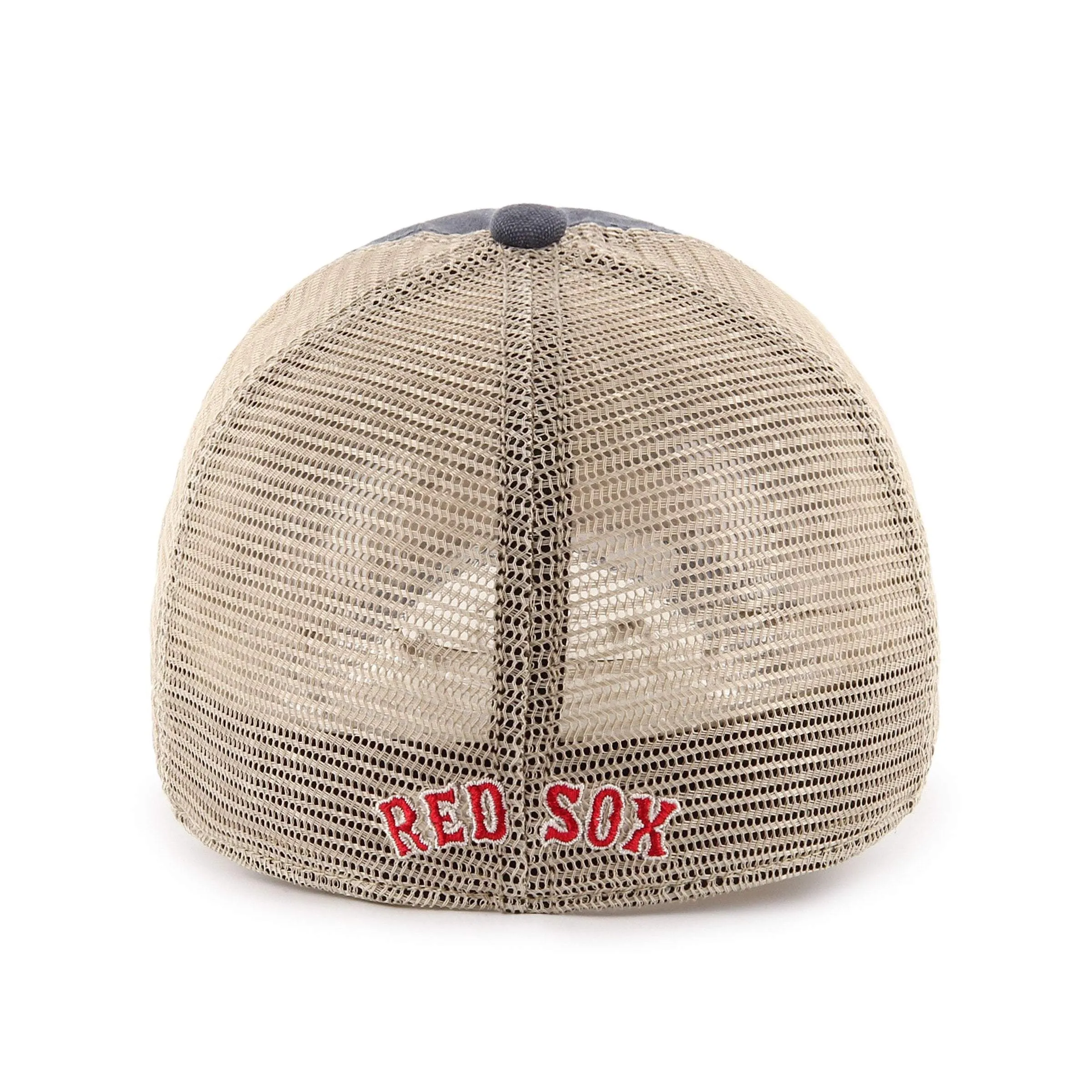 Boston Red Sox '47 Vintage Navy Rayburn Franchise Mesh Slouch Fitted Hat Cap