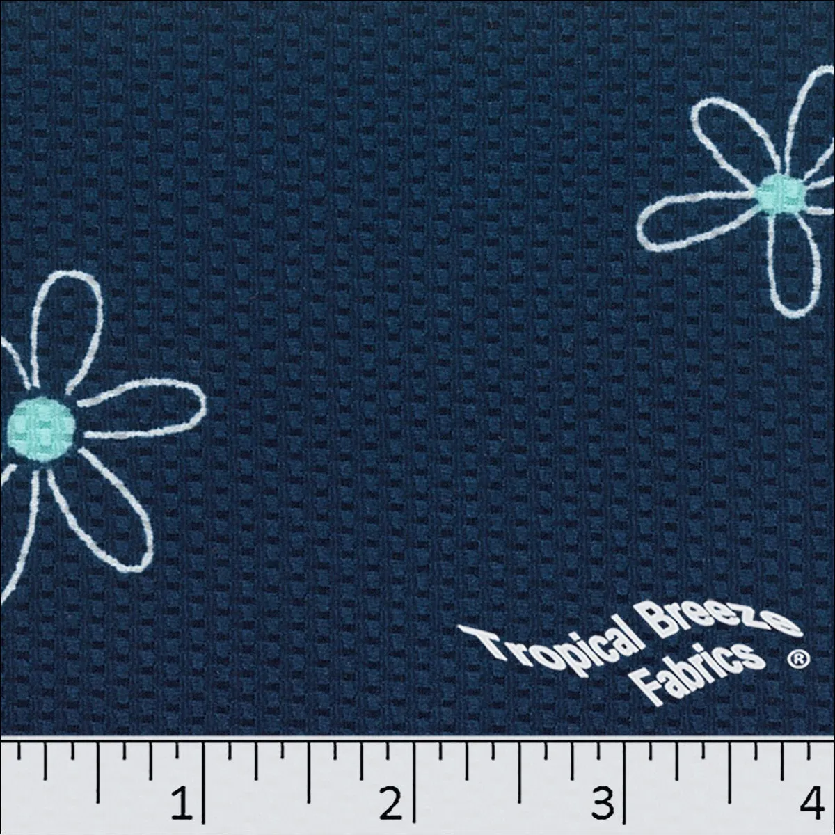 Bubble Knit Floral Print Dress Fabric 32850