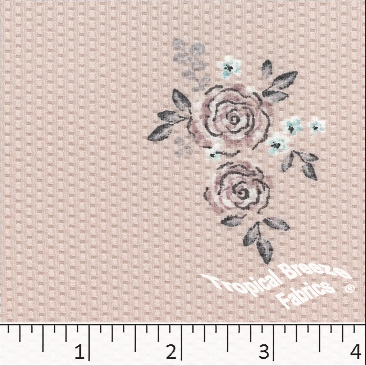 Bubble Knit Print Dress Fabric 32843