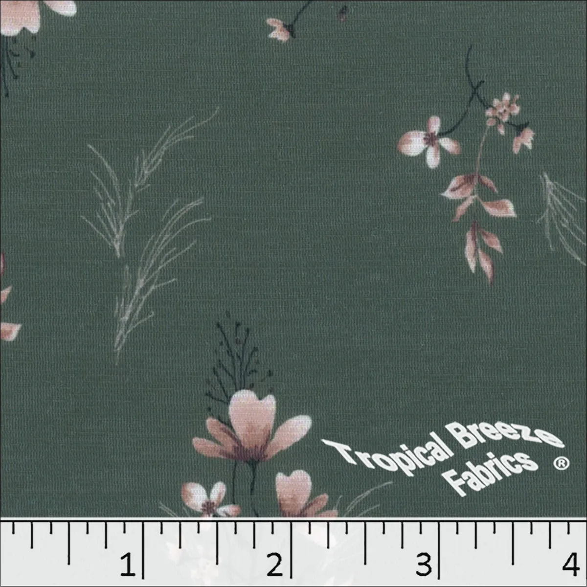 Bulgari Floral Knit Print Dress Fabric 32943