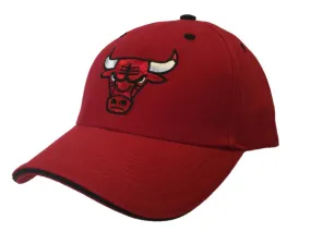Chicago Bulls NBA Elevation Structured Red Adjustable Hat Cap
