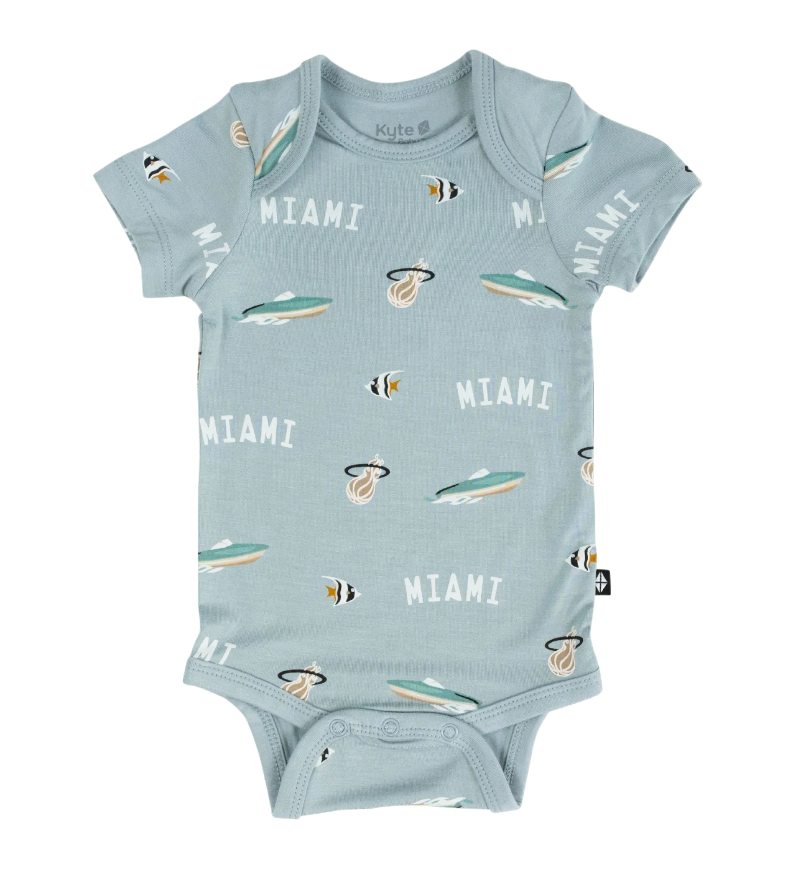 Court Culture x Kyte Baby Nautical Fog Bodysuit