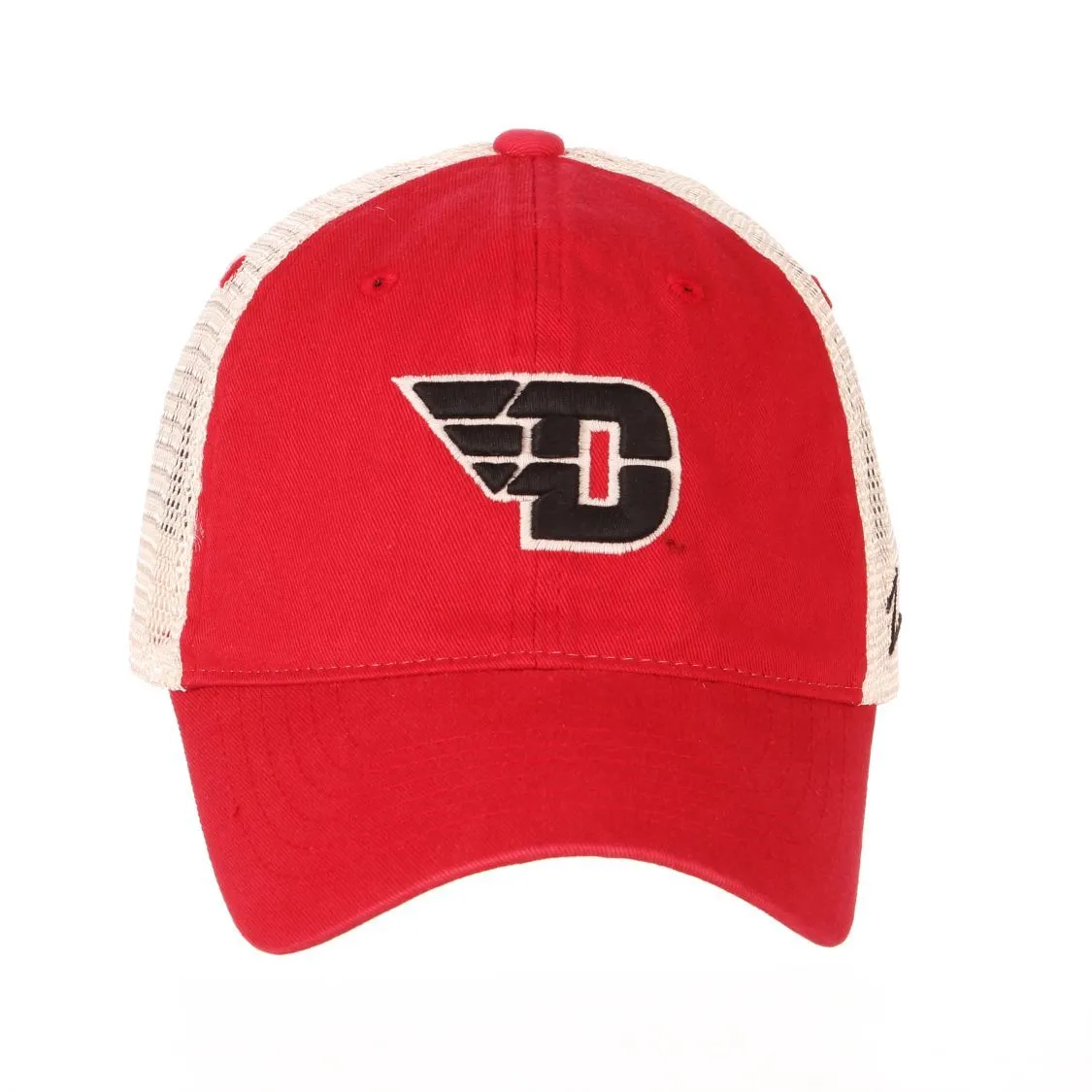 Dayton Flyers Zephyr Red "University" Mesh Adj. Snapback Relax Fit Hat Cap