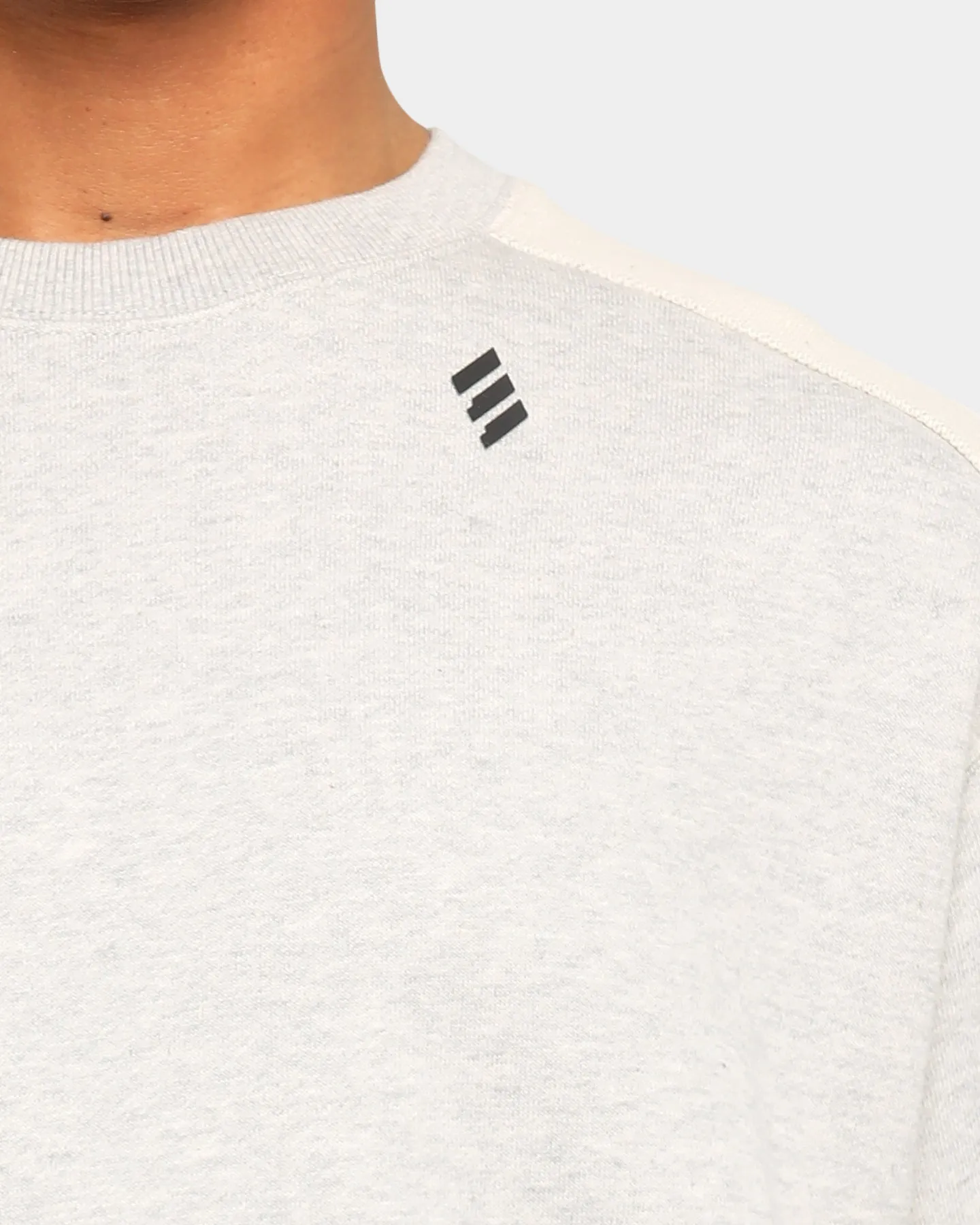 Elevn Clothing Co. Block A Long Sleeve Crewneck Grey Marle
