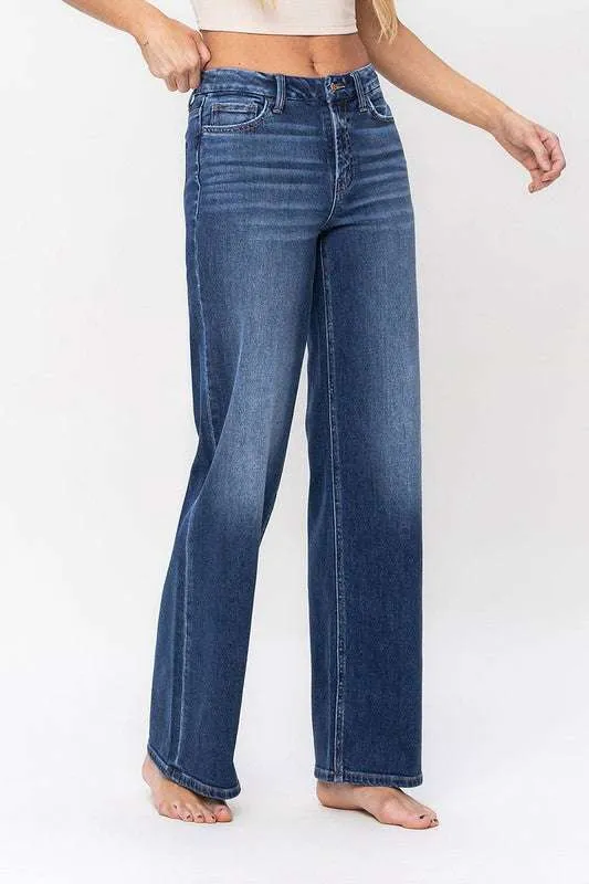 High Rise Loose Fit Jeans