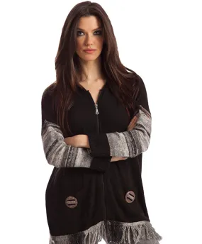 McKenna Zip Hoodie W/ Fringe