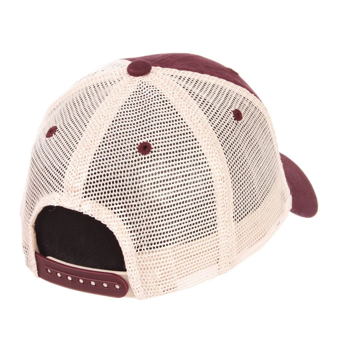 Minnesota Golden Gophers Zephyr Maroon "University" Mesh Back Adj. Relax Hat Cap