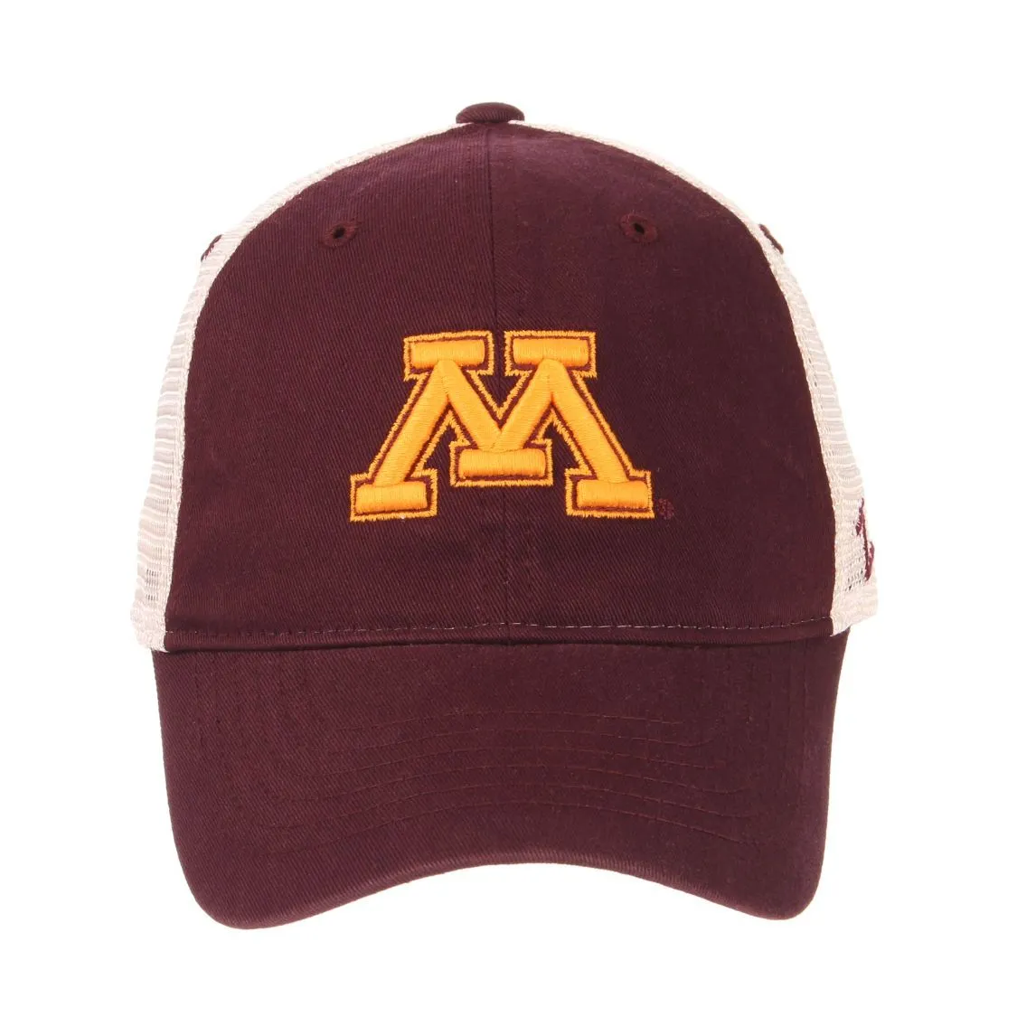 Minnesota Golden Gophers Zephyr Maroon "University" Mesh Back Adj. Relax Hat Cap