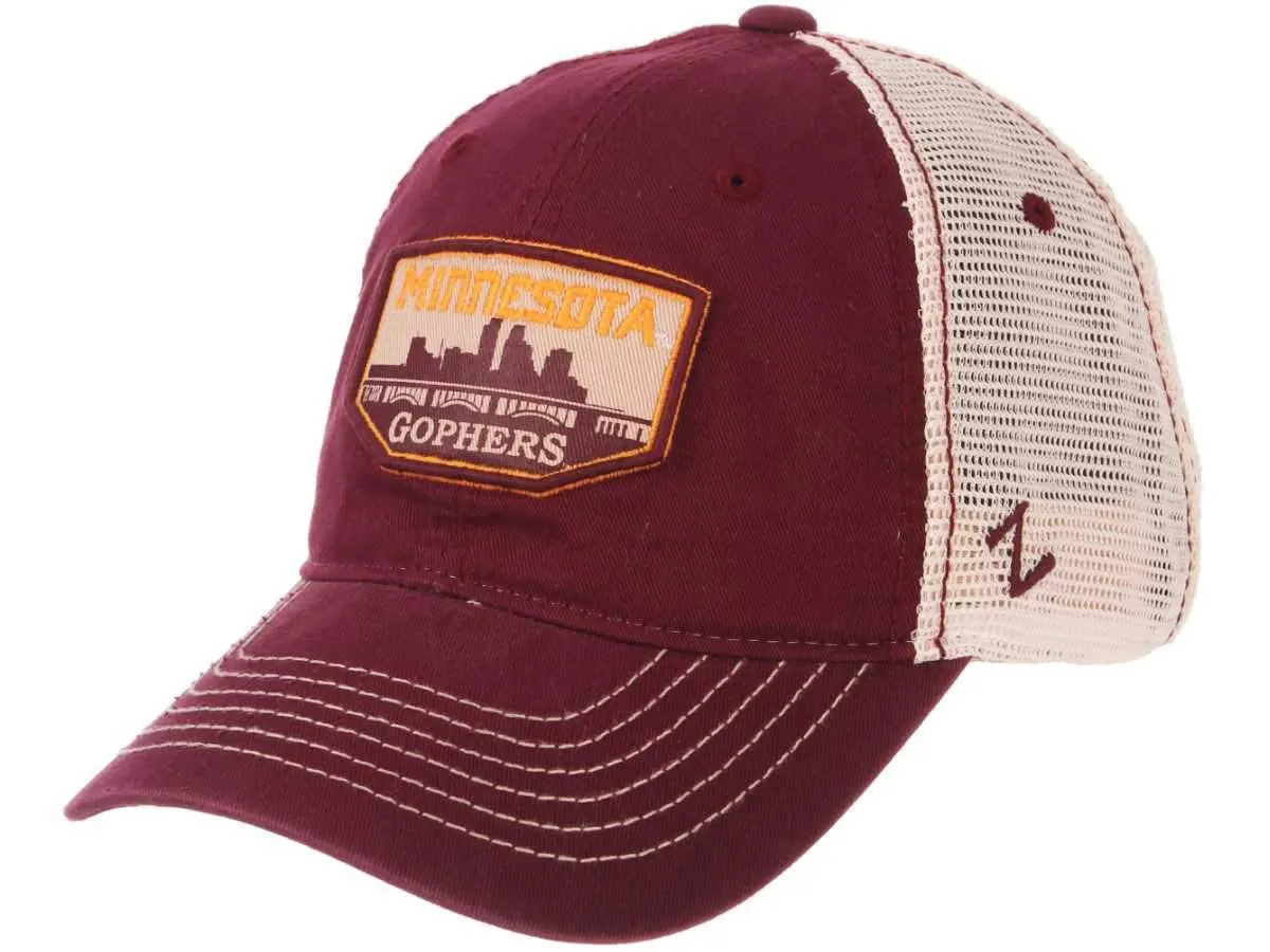 Minnesota Golden Gophers Zephyr "Trademark" Skyline Mesh Adj. Slouch Hat Cap