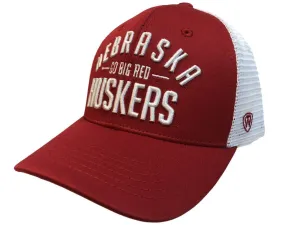 Nebraska Cornhuskers TOW Red Trainer "Go Big Red" Mesh Snapback Hat Cap