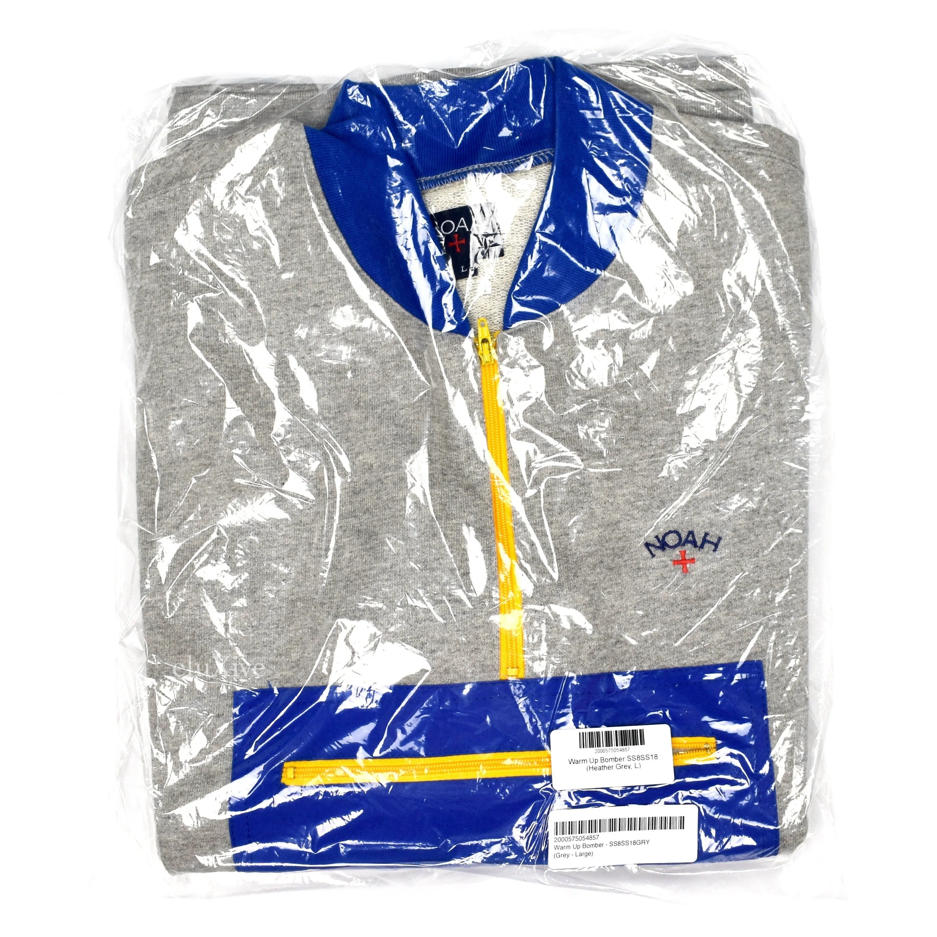 Noah - Gray 1/4 Zip Logo Pullover