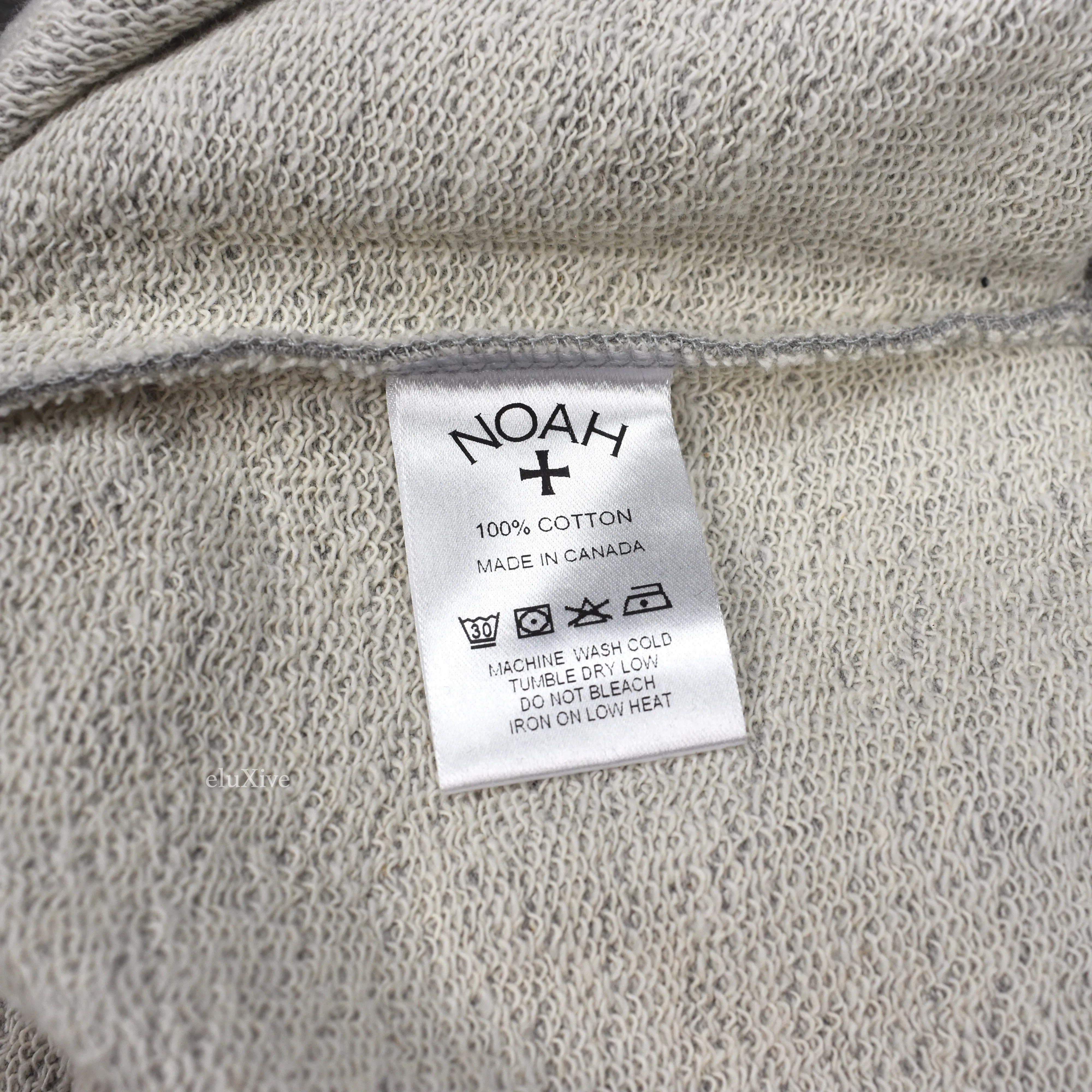Noah - Gray 1/4 Zip Logo Pullover