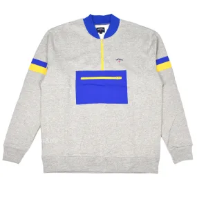Noah - Gray 1/4 Zip Logo Pullover