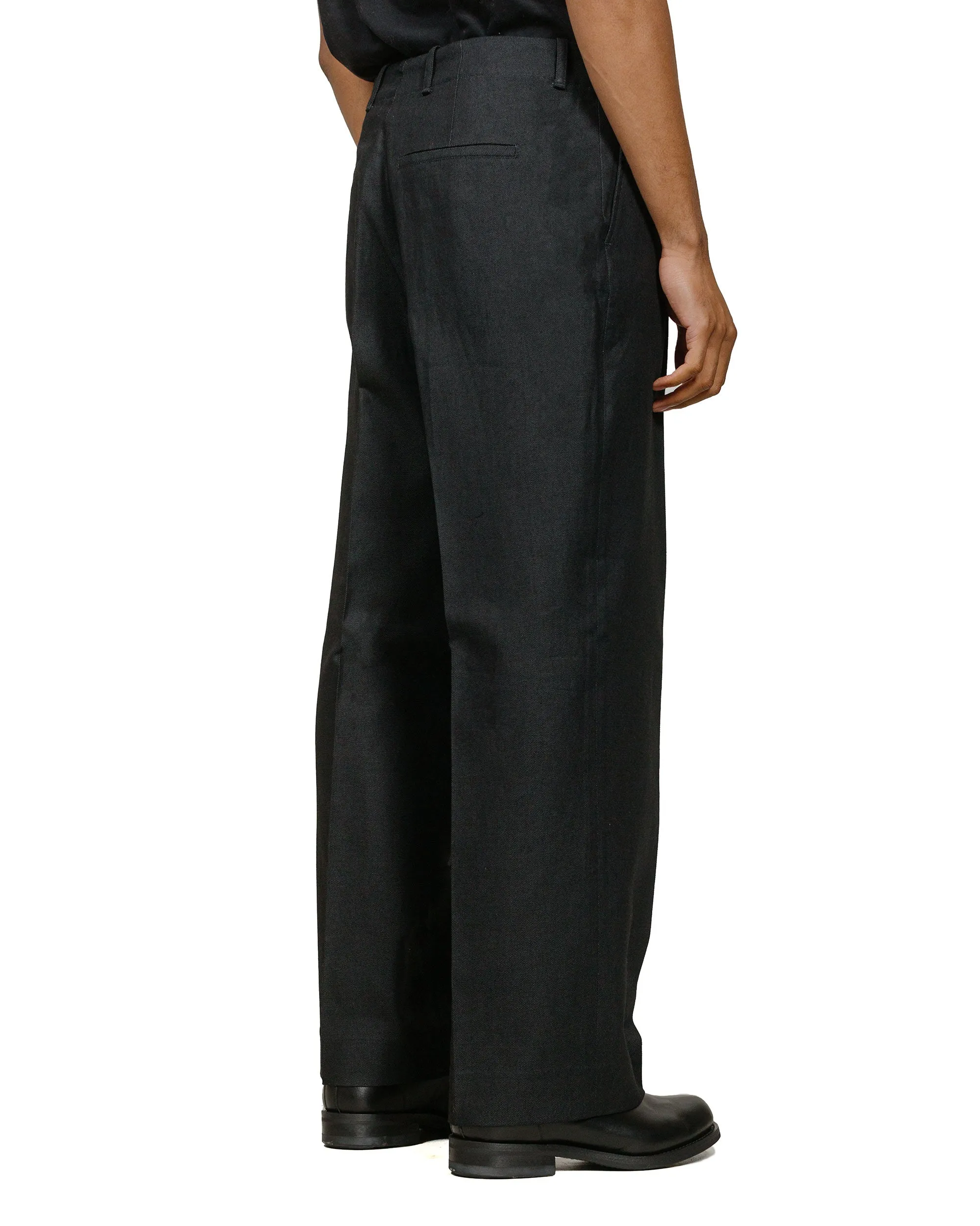 Our Legacy Borrowed Chino Draping Black Canvas