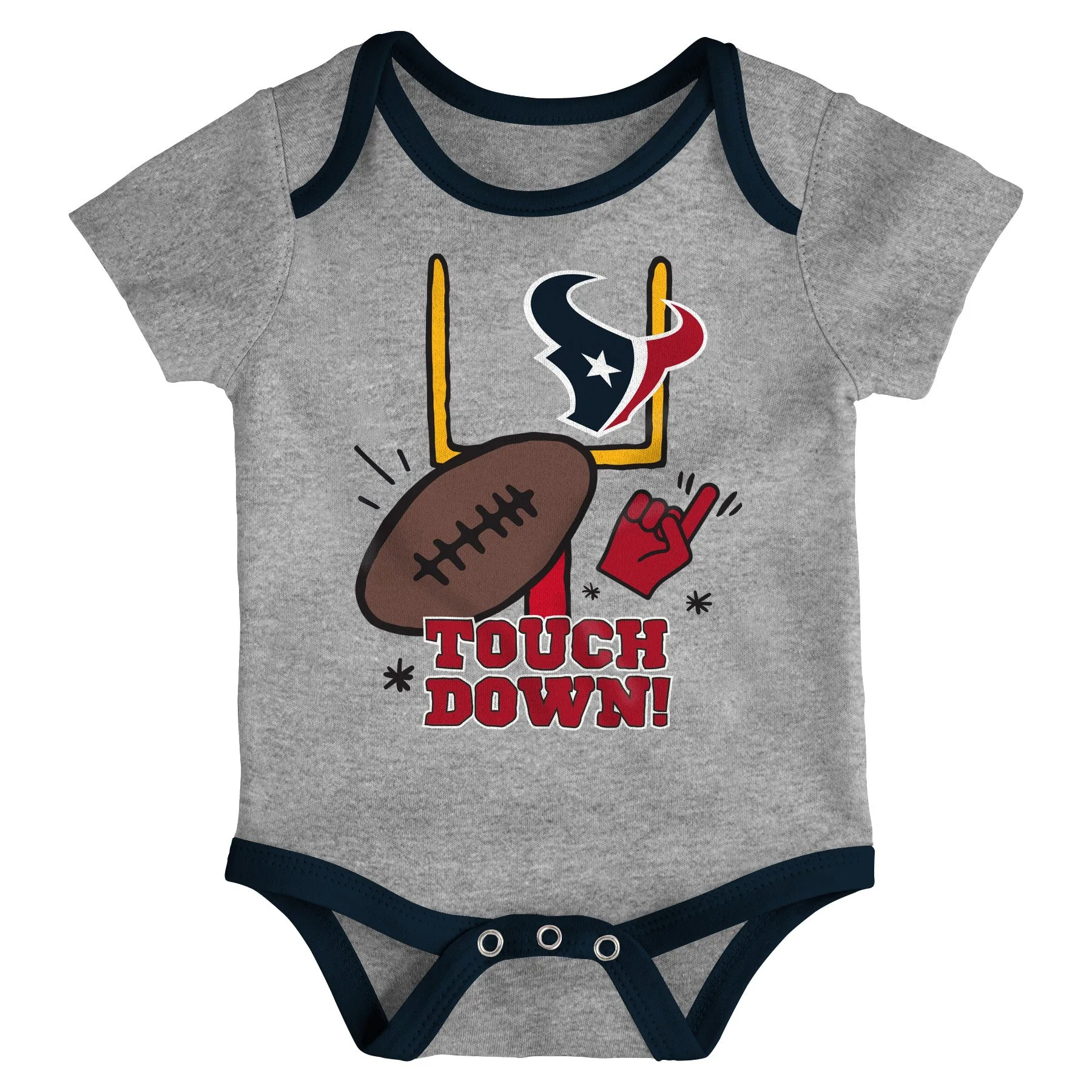 Outerstuff NFL Infant Houston Texans Champ 3-Pack Bodysuit