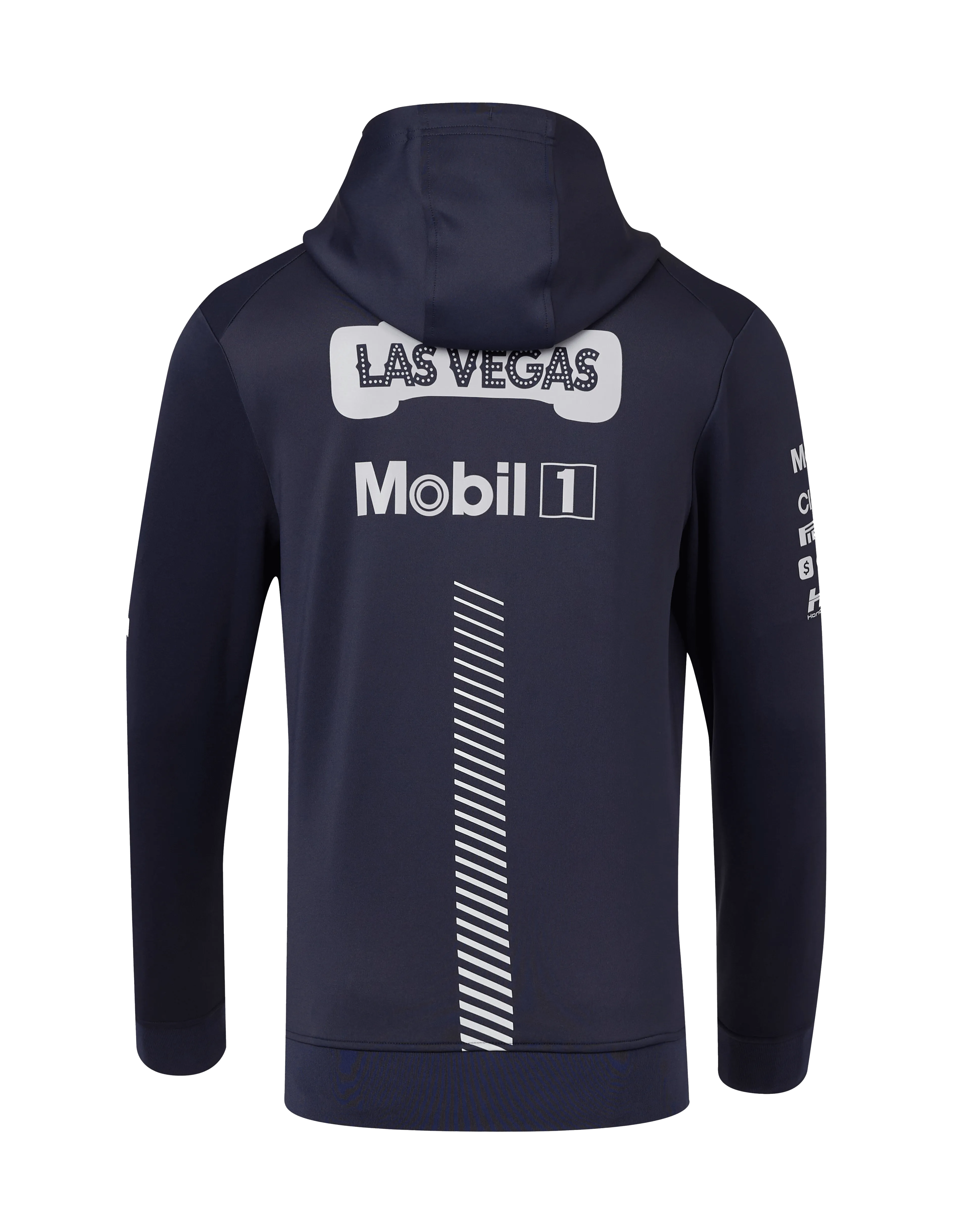 Red Bull Racing F1 2023 Special Edition Las Vegas GP Team Pullover Hoodie- Navy