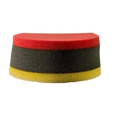 Tri--Color Foam Die Cut Pro Applicator Pad (1 Each)