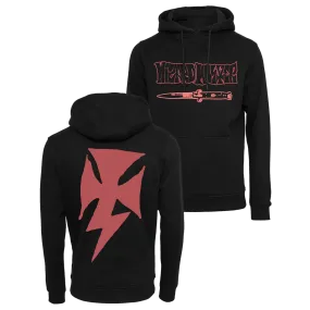 Wizard Master - Knife Red Logo Pullover Hoodie - Black
