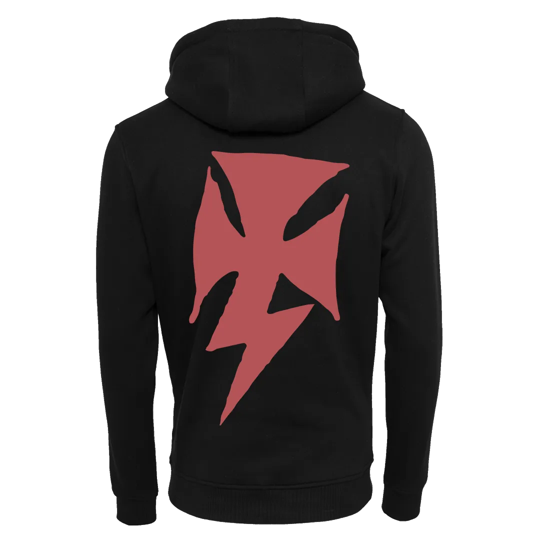 Wizard Master - Knife Red Logo Pullover Hoodie - Black